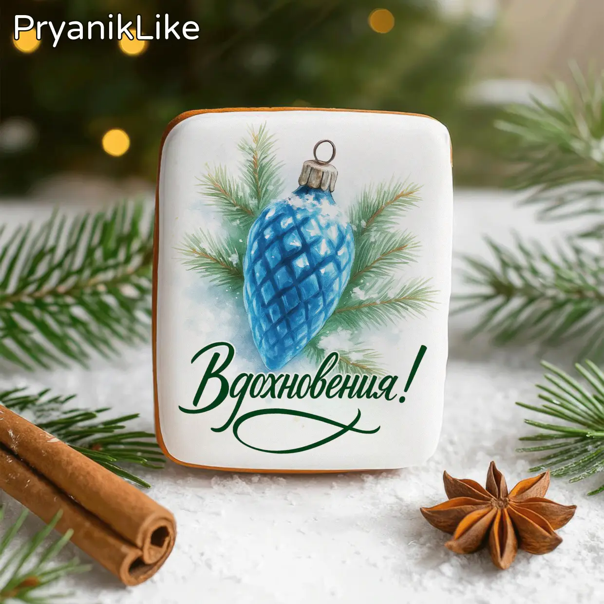 Атмосферные ёлочные игрушки